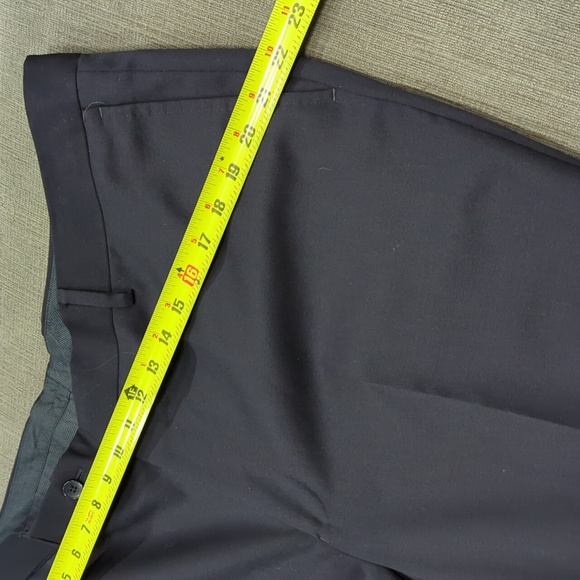 💥50% sale💥Bartorelli Napoli black wool dress slacks short sz58 #b769 - Picture 6 of 7